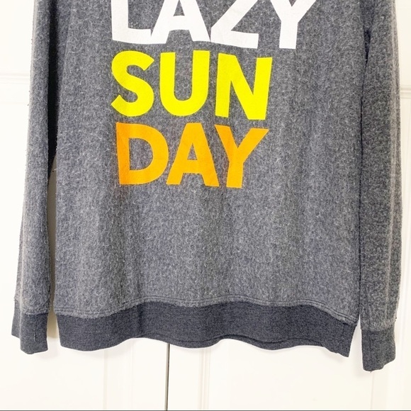 Chaser Lazy Sunday Sweatshirt Oversized Cozy M - Picture 3 of 6